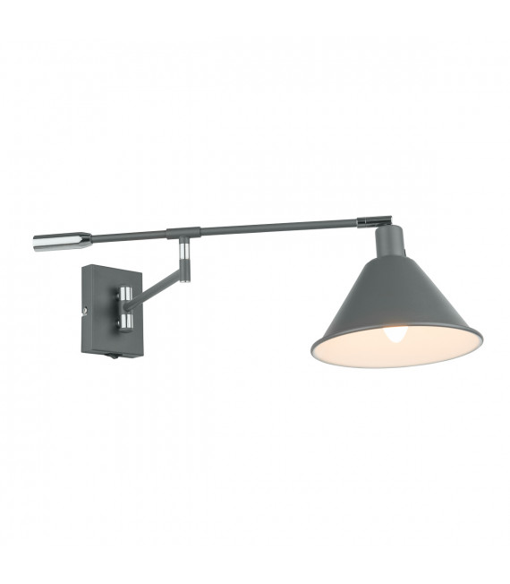 Lámpara de pared industrial y retro Trinity Graphite