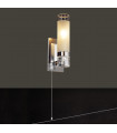 Hook Chrome Modern Bathroom Wall Sconce