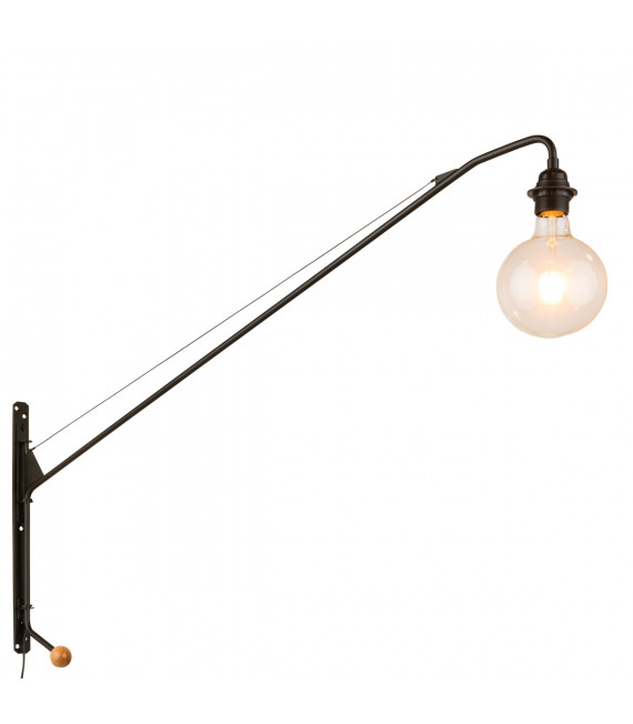 Industrie- und Retro-Wandleuchte Dexter Black