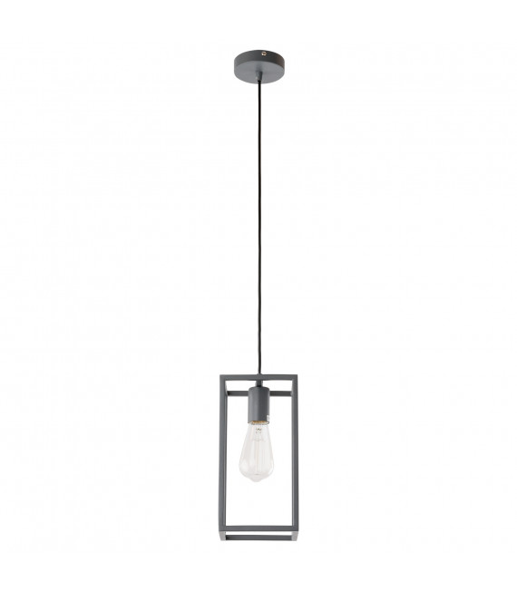 Lampada a sospensione industriale e retrò Sigalo Chrome