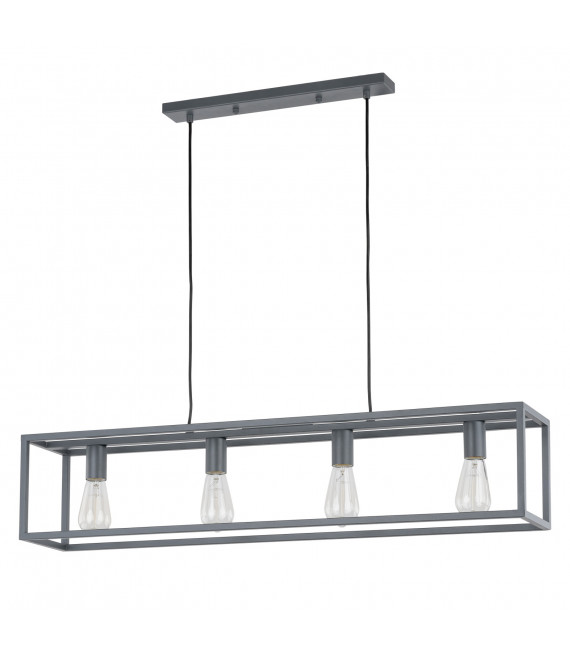 Suspension industrielle et rétro Sigalo Gris sablé