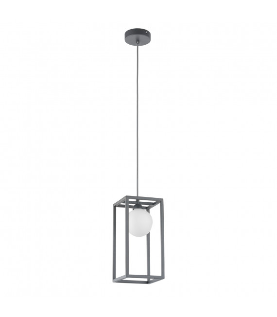 Suspension industrielle et rétro Daisy gris