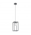 Suspension industrielle et rétro Daisy gris