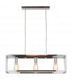 Industrial and retro suspension Sigalo Chrome in metal