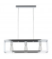 Industrial and retro suspension Sigalo Chrome in metal