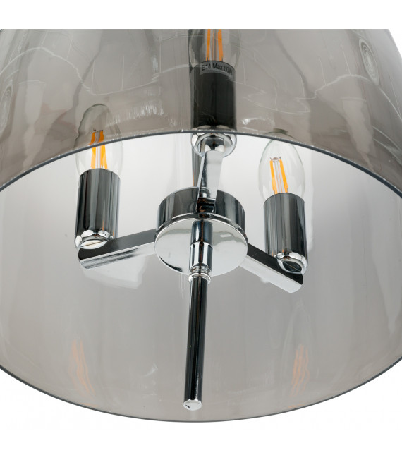 Suspension moderne Alan Chrome