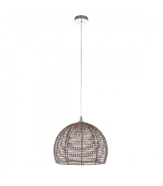 Lámpara colgante moderna Justin Chrome, cobre