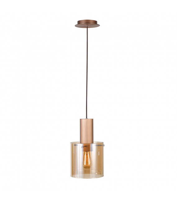 Moderne Pendelleuchte Javier Antike Bronze, schwarz