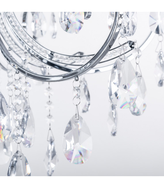 Barocco Chrome Chrome Kristallleuchter