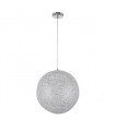 Suspension moderne Stello Chrome en aluminium