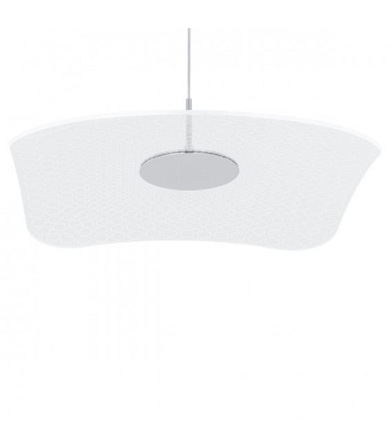 Modern hanging lamp Blossom Chrome, clear