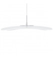 Suspension moderne Blossom Chrome, transparent