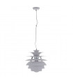 Suspension moderne Wes blanc