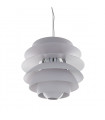 Suspension moderne Wes blanc