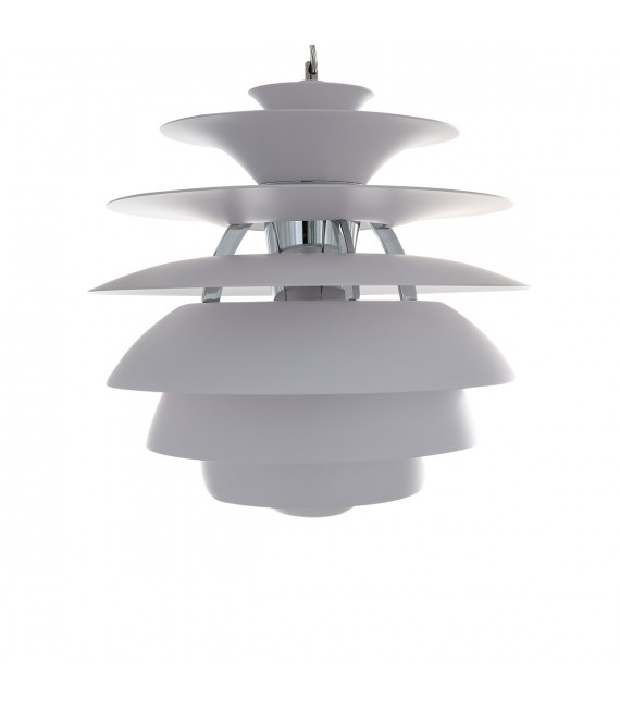 Suspension moderne Wes blanc