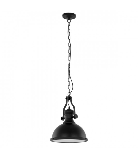 Industrial and retro suspension Maeva Black