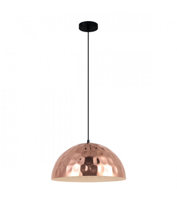 Modern hanging lamp Rasto Black, copper