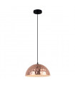 Modern hanging lamp Rasto Black, steel copper