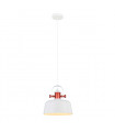 Industrial and retro suspension Elysia white