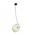 Suspension moderne Melisa Noir en verre
