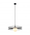 Modern hanging lamp Sandy Black