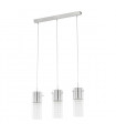 Suspension en cristal Marqu Chrome 3 ampoules