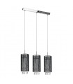 Crystal suspension Lana BK Black in metal