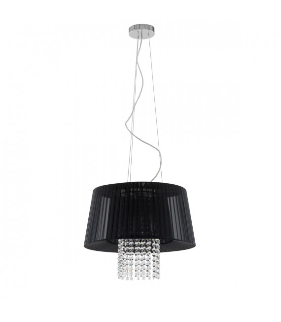 Suspension en cristal Luisa Noir