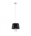 Suspension moderne en cristal Luisa Noir