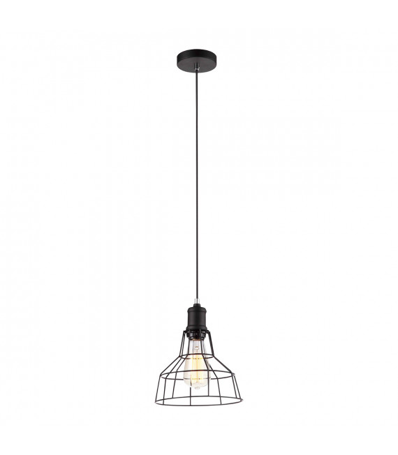 Industrial and retro pendant lamp Synthia Black