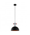 Industrial and retro suspension Rosa Black
