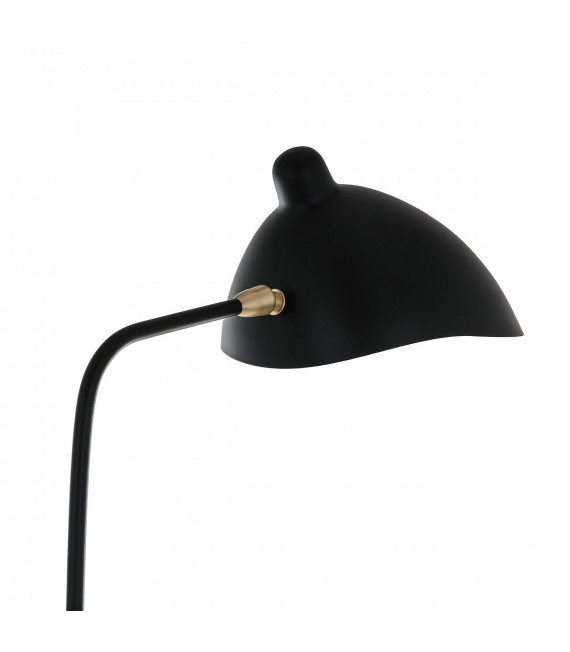 Lampada da terra industriale e retrò Davis Black