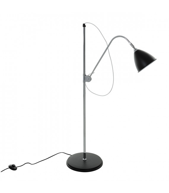 Lampada da terra classica Evato Nera