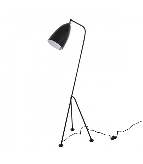 Industrial and retro floor lamp Levigne Black