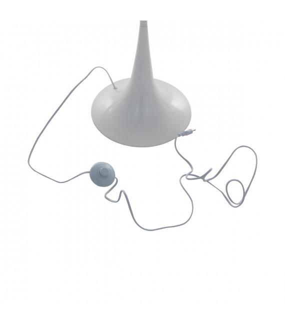 Lampada da scrivania moderna Sheridan bianca
