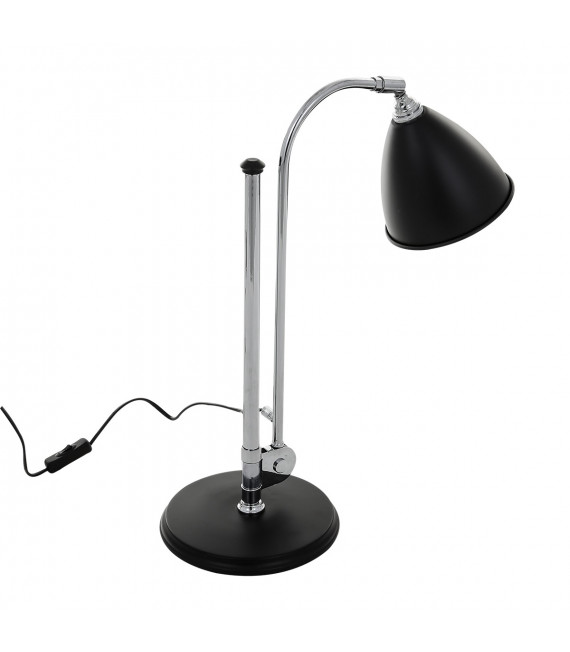 Lampe de bureau classique Evato Noir