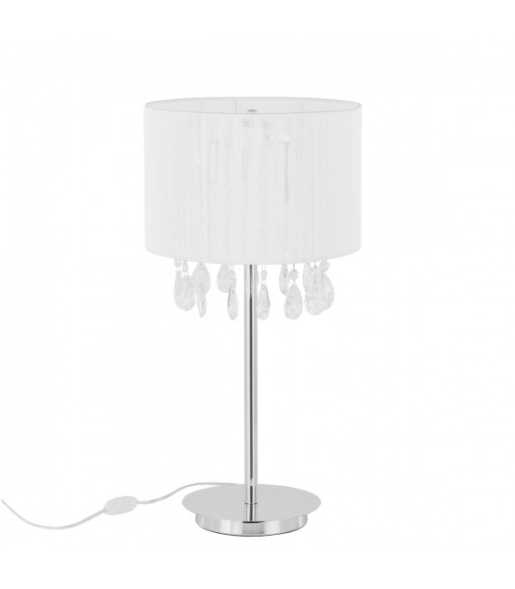 Weiße Essenz Kristall Schreibtischlampe