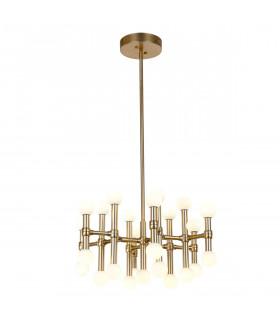 Moderna lampada a sospensione Giovanna Bronzo