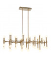 Suspension moderne Giovanna Bronze en aluminium
