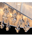 White crystal pendant light Isla