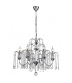 Suspension en cristal Quin Chrome en aluminium