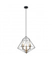 Industrial and retro pendant lamp Maresmo Black, gold