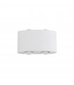 White Gilberto aluminum garden wall lamp