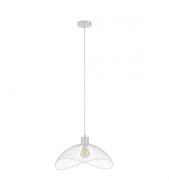 Suspension moderne Nunez Noir mat en acier