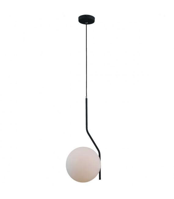 Moderne Pendelleuchte Carimi Satin schwarz