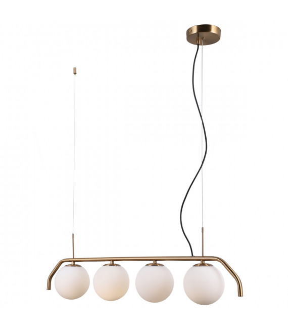 Modern suspension Carimi white lampshade