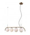 Modern suspension Carimi white lampshade