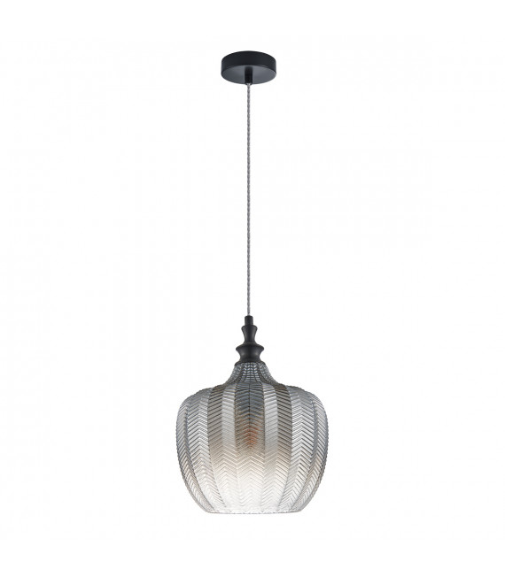 Moderne Pendelleuchte Sabres mattschwarz