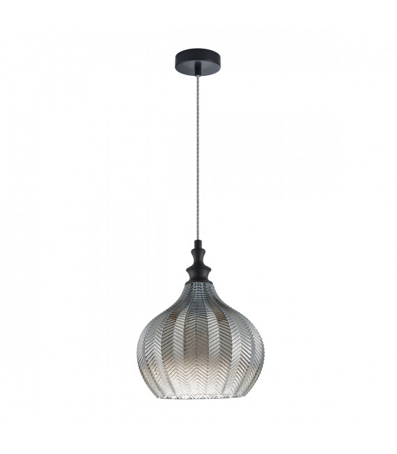 Suspension moderne Sabres Noir mat hauteur 33 Cm