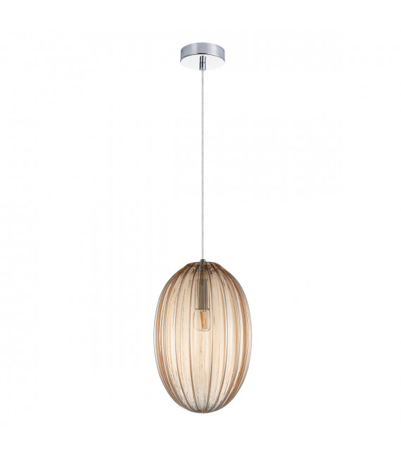 Moderne Pendelleuchte Parlo Chrome